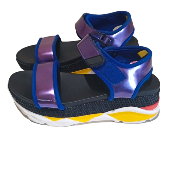 Aldo Zarelle Women's Colorful Sport Luxe Platform Sandals - Picture 3 of 16